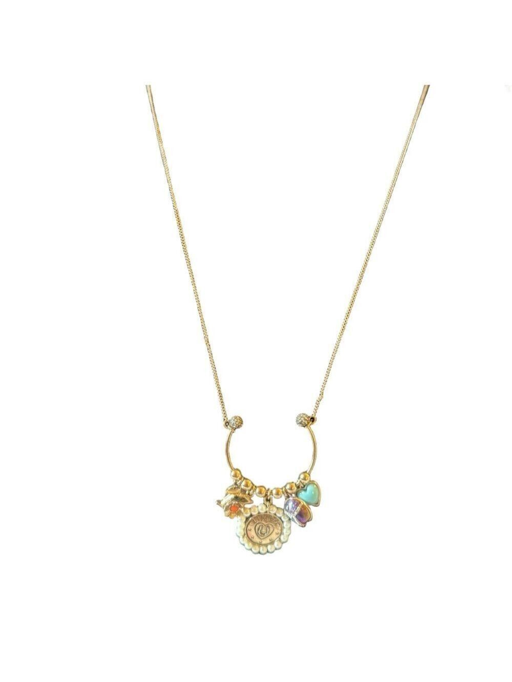 Betsey Johnson Charm Necklace